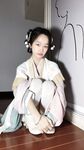 The innocent young lady showing her face in 2004 [Pepper Seed] latest customization for September - Hanfu