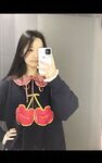 2004 wanita muda yang tulen dan cantik [Biji Lada] penyesuaian September terkini - hitam
