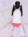 청순한 꼬리가 달린 인간형 암캐 "에로틱 꼬마 요정"복지 개인 사진 - 로리 체육복 zip