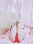 청순한 꼬리가 달린 인간형 암캐 "에로틱 꼬마 요정"복지 개인 사진 - 로리 체육복 zip