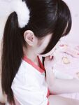 청순한 꼬리가 달린 인간형 암캐 "에로틱 꼬마 요정"복지 개인 사진 - 로리 체육복 zip