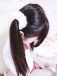 청순한 꼬리가 달린 인간형 암캐 "에로틱 꼬마 요정"복지 개인 사진 - 로리 체육복 zip