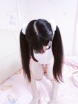 청순한 꼬리가 달린 인간형 암캐 "에로틱 꼬마 요정"복지 개인 사진 - 로리 체육복 zip
