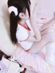 청순한 꼬리가 달린 인간형 암캐 "에로틱 꼬마 요정"복지 개인 사진 - 로리 체육복 zip