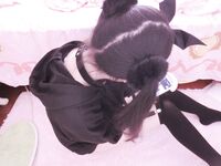 ผู้หญิงเลวหางแฝดผู้ไร้เดียงสา "Eroge Fairy" สวัสดิการการถ่ายภาพส่วนตัว - Dark Lolita