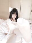 사쿠라이 닝닝 NO.023 작은 흰색 고양이 레이스 속옷