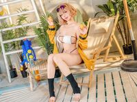 黏黏團子兔（咬一口兔娘ovo） NO.177 8月作品『閃耀夏日-阿尼斯』 戀愛告急
