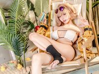 黏黏團子兔（咬一口兔娘ovo） NO.177 8月作品『閃耀夏日-阿尼斯』 戀愛告急