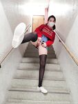 抖音快手全网同名，极品网红福利姬【奶咪】OF订阅收费2部- 楼道露出