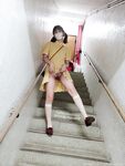 抖音快手全网同名，极品网红福利姬【奶咪】OF订阅收费2部- 楼道露出