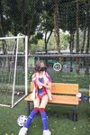 [심야 프로젝트] 최고의 모델 [미스 이해] - 월드컵 섹시 축구 아가씨가 바에서 노출된 그녀의 매력적인 몸매를 공개하여 손님을 유혹합니다.