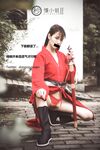 【深夜企划】极品模特【懂小姐】-花木兰古城Cosplay倾国倾城，被路人发现拍下威胁吃豆腐