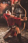 【深夜企划】极品模特【懂小姐】-花木兰古城Cosplay倾国倾城，被路人发现拍下威胁吃豆腐