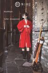 【深夜企划】极品模特【懂小姐】-花木兰古城Cosplay倾国倾城，被路人发现拍下威胁吃豆腐
