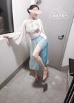 反差御姐人妻『菟菟夫妻』这样的感觉好刺激，绿帽狗看着我疯狂的添吸小哥哥的鸡棒