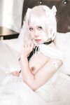Patreon【浵卡ToKar】cos初音酱巨乳白虎，丝袜足交