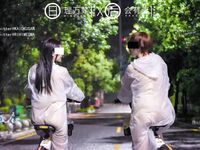 【深夜企划】极品模特【理万姬】-雨夜小黄车真空骑行雪白娇躯美臀翘乳嫩穴一览无余