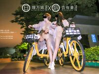 【深夜企划】极品模特【理万姬】-雨夜小黄车真空骑行雪白娇躯美臀翘乳嫩穴一览无余