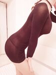 NO.004 Masusuyo 2017.10.07 Black hip-covering long sleeves with highlights