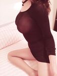 NO.004 Masusuyo 2017.10.07 Black hip-covering long sleeves with highlights