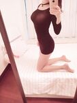 NO.004 Masusuyo 2017.10.07 Black hip-covering long sleeves with highlights