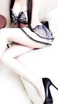 NO.037 Masusuyou 2018.03.02 ถุงน่องผ้าไหมสีขาวมีโบว์