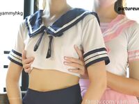 홍콩 백호 [Yammyhkg] 두 여자의 유혹 360분, 야외노출, 암캐훈련, 두마리 용과 두마리 봉황, 4K