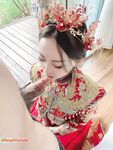 【兔兔_秀禾_tu521125】婚纱内射，男厕口爆，放尿，制服，露出，反差婊，双飞