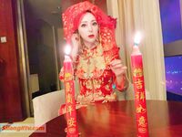 【兔兔_秀禾_tu521125】婚纱内射，男厕口爆，放尿，制服，露出，反差婊，双飞