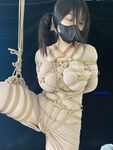 推特92萬粉絲，極品波霸女神【九兒溫柔妹妹】1999元定製，繩藝捆綁調教，道具紫薇肛塞