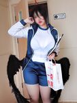 Big Breasted Welfare Girl @yura0v0yura คอลเลกชันแอ็คชั่นสไตล์การ์ตูนในชีวิตจริง 5