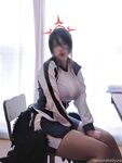 Big Breasted Welfare Girl @yura0v0yura คอลเลกชันแอ็คชั่นสไตล์การ์ตูนในชีวิตจริง 5
