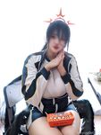 Big Breasted Welfare Girl @yura0v0yura คอลเลกชันแอ็คชั่นสไตล์การ์ตูนในชีวิตจริง 5