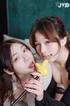 婕咪 - &啤兒 秘書姐妹花 極品白虎粉穴 都市麗人三點全露