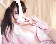 핑크백호 인터넷 연예인 @shybabybun fanly3
