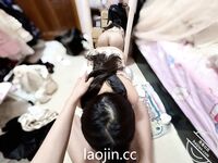 Cape God’s twin ponytails, pink and tender white tiger@LOLI小cousin