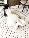 Double ponytail pink white tiger @小粉馕头 scale private shooting view