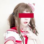 Double ponytail pink white tiger @小粉馕头 scale private shooting view