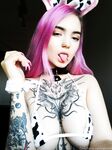 อินฟลูเอนเซอร์แนวพังก์ @gloomxGloom Onlyfans สเกลมุมมองการสมัครรับข้อมูล