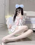 Selebriti Internet Silk Foot @米鹿鹿鹿奇 Pandangan bulatan mikro