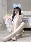 Selebriti Internet Silk Foot @米鹿鹿鹿奇 Pandangan bulatan mikro