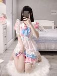 Selebriti Internet Silk Foot @米鹿鹿鹿奇 Pandangan bulatan mikro