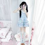 Double ponytail pink white tiger @MDD Conqueror & grid scale private photo view