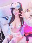 Cosplayer ngực to hổ trắng @Hidori Rose OnlyFans Đăng ký Xem