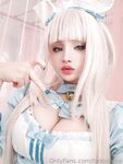 Cosplayer ngực to hổ trắng @Hidori Rose OnlyFans Đăng ký Xem
