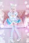 Cosplayer ngực to hổ trắng @Hidori Rose OnlyFans Đăng ký Xem