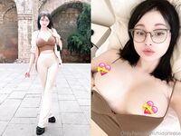 Cosplayer ngực to hổ trắng @Hidori Rose OnlyFans Đăng ký Xem