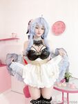 Cosplayer ngực to hổ trắng @Hidori Rose OnlyFans Đăng ký Xem