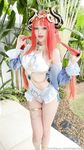 Cosplayer ngực to hổ trắng @Hidori Rose OnlyFans Đăng ký Xem