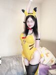 Cosplayer ngực to hổ trắng @Hidori Rose OnlyFans Đăng ký Xem